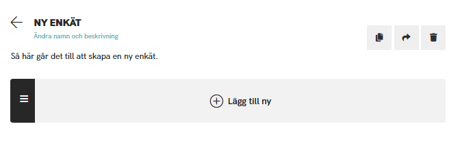Lägg till fråga i check-in-enkät