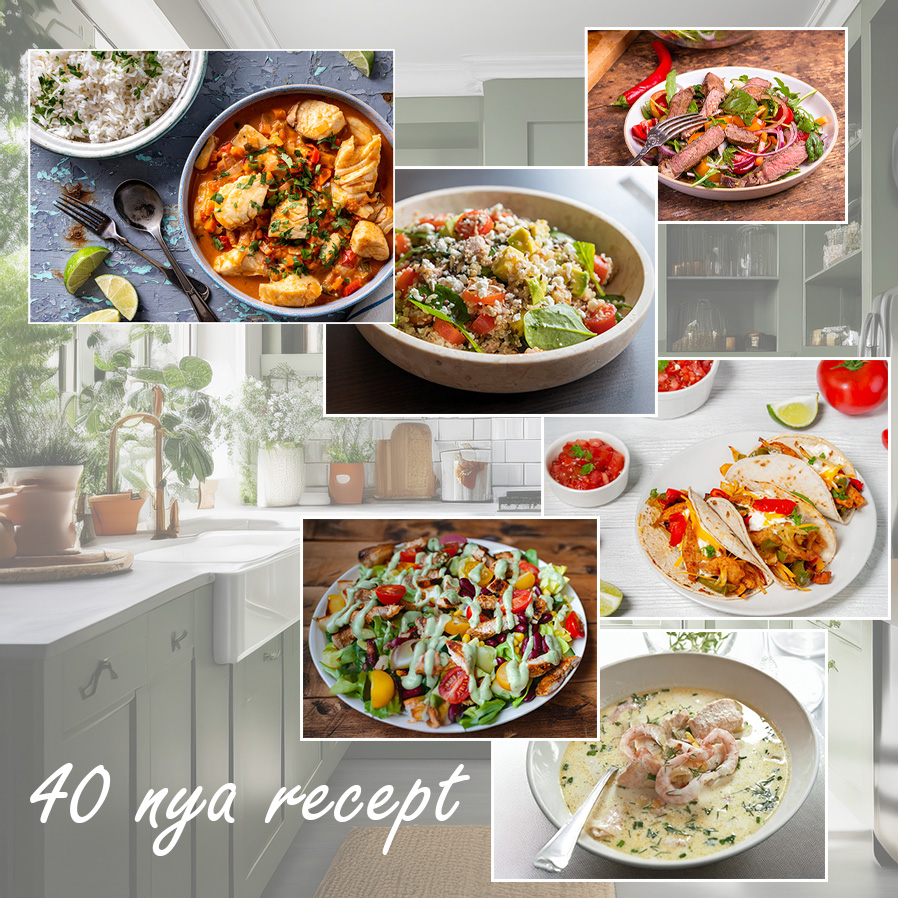 40 nya recept i Nutrition Datas receptsamling